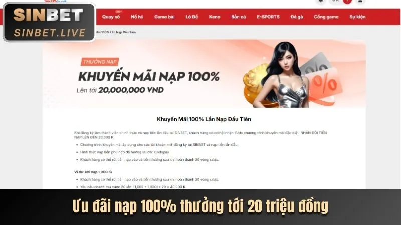 Ưu đãi chào mừng xxwin.com
